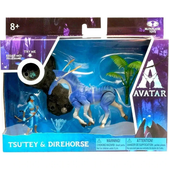 McFarlane - Disney Avatar - World of Pandora Deluxe Set - Tsu-Tey & Direhorse 🌊 - Picture 1 of 8